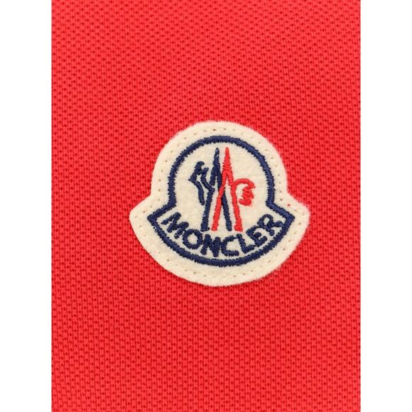 MONCLER Polo Shirt Man Red Polo Shirts - Picture 3 of 3